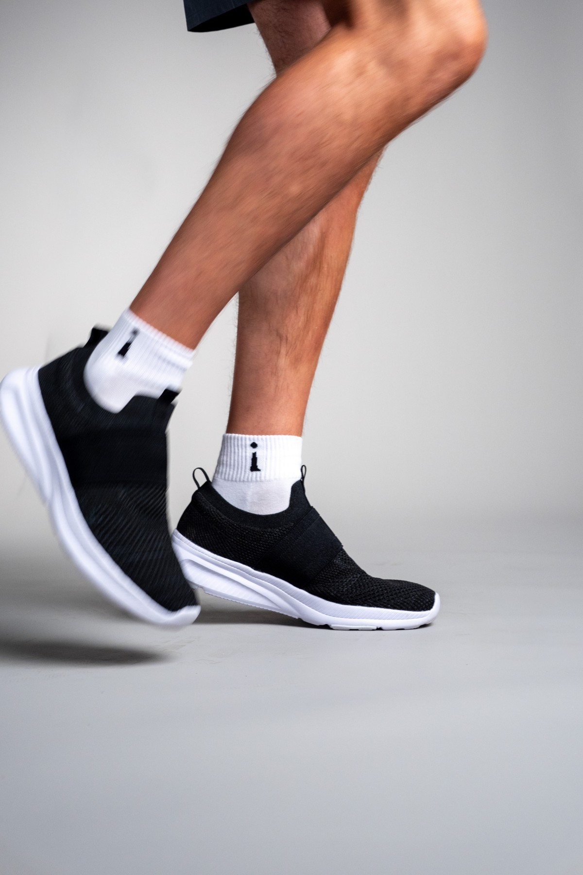 Aktivne čarape - kratke Bela/S